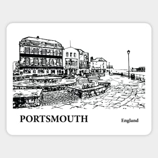 Portsmouth England Magnet